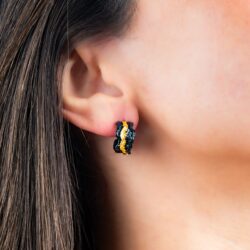 Sigrida Ember Irregular Stud Earrings - Image 2