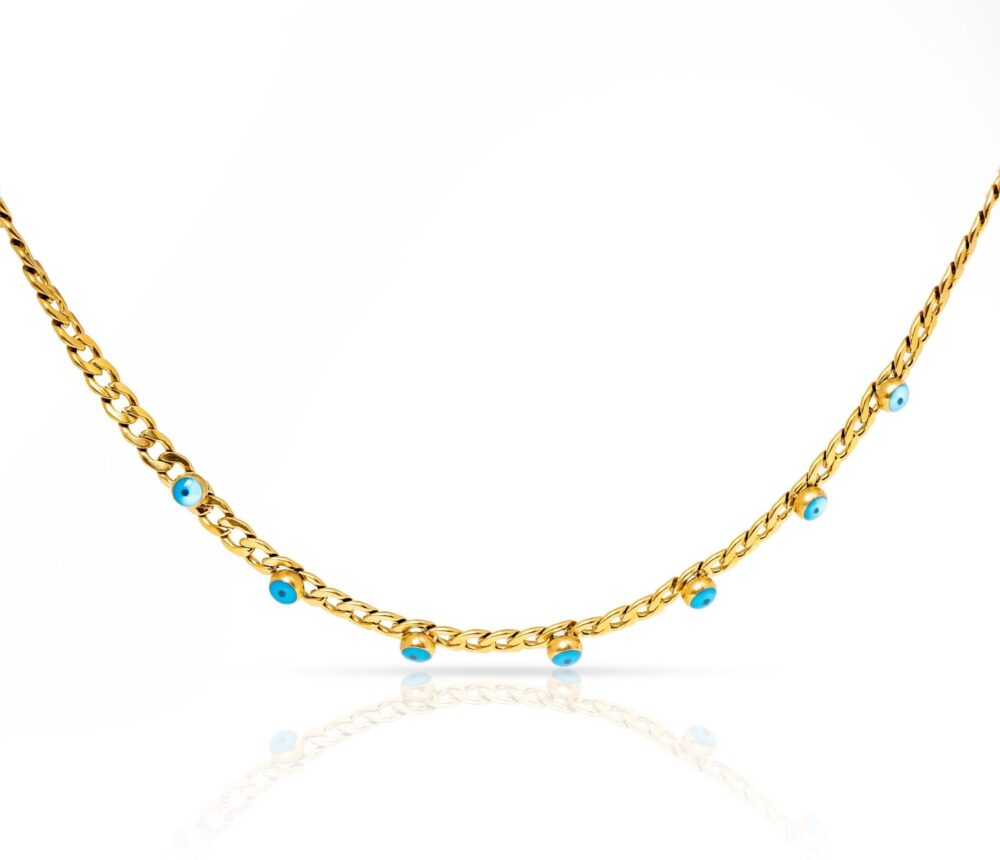 Talma Evil Eye Chain Necklace