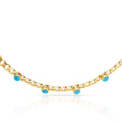 Talma Evil Eye Chain Necklace - Image 2