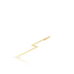 Thora Lightning Bolt Dangle Earrings-G