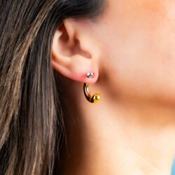 Luna Two-tone Earrings - Image 3